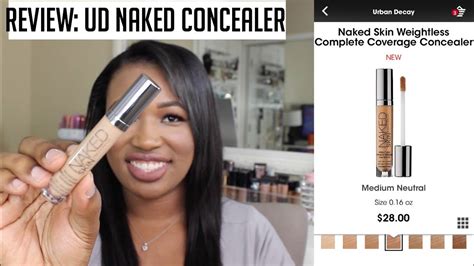 Review Demo NEW Urban Decay Naked Skin Weightless Complete Coverage