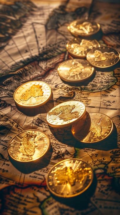 Free Treasure Map Coins Image | Download at StockCake