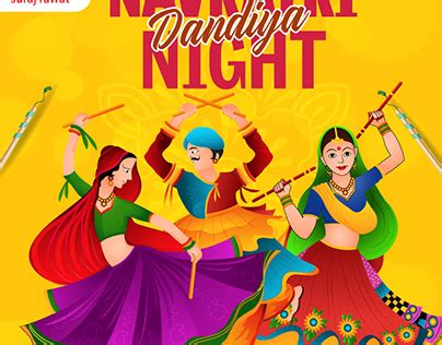 Navratri Dandiya Projects :: Photos, videos, logos, illustrations and ...