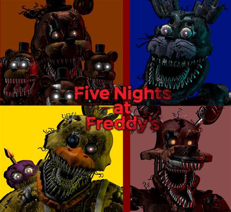 (SFM/FNAF 4) Nightmare Animatronics by AntonioRodriguez1000 on DeviantArt