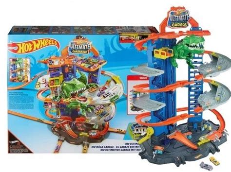 HOT WHEELS ZESTAW MEGA GARAŻ PARKING T REXA auta prezent ERLI pl