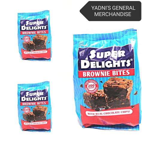 Super Delight Brownie Bites Packs X G Lazada Ph