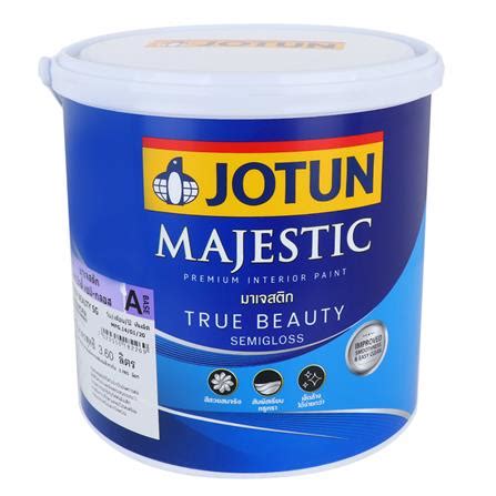 WATER BASED INTERIOR PAINT JOTUN MAJESTIC TRUE BEAUTY BASE A SEMI GLOSS 1GL