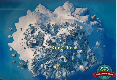 Immortals Fenyx Rising: Ambrosia (King's Peak) - map, list | gamepressure.com