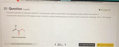 Solved This Is A Molecule Drawing Question Is Worth Point Chegg