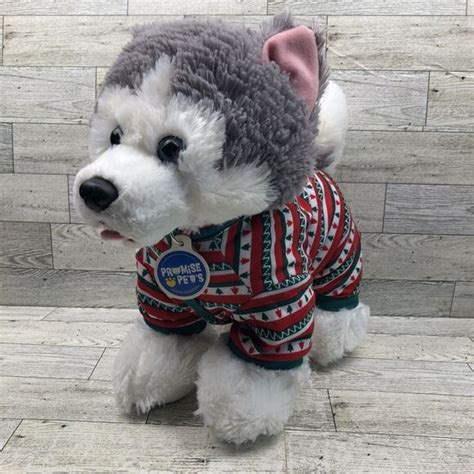 Build A Bear Workshop Toys Build A Bear Plush Alaskan Husky Dog