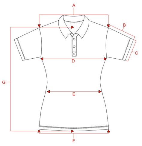 Womens Polo Shirt Size Chart | Arts - Arts