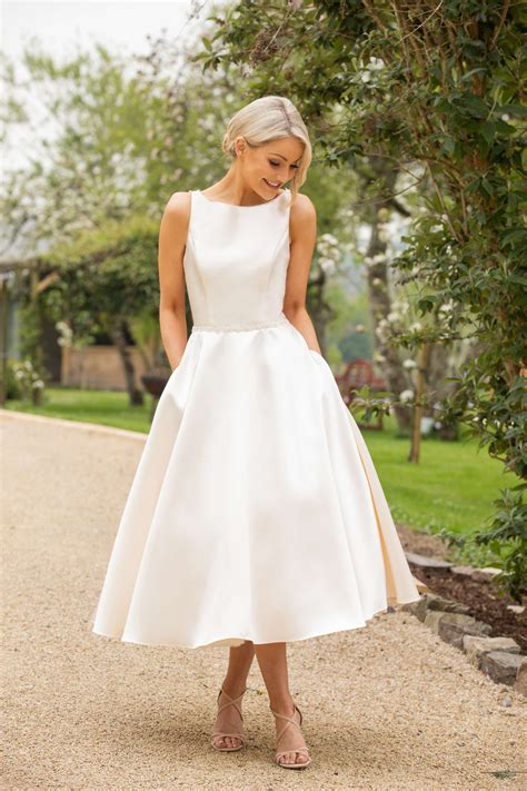 Wedding Dresses S Style After Wedding Dress Boat Neck Wedding Dress