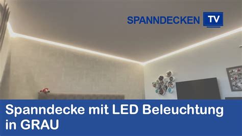 Spanndecken mit LED Beleuchtung im Schlafzimmer und im Gäste WC