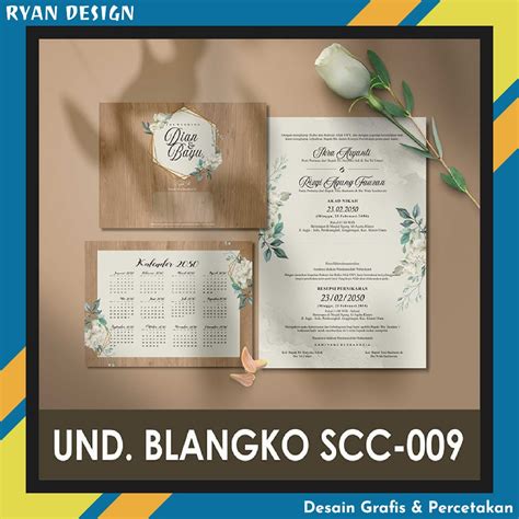 Jual Blangko Undangan Griya SCC 009 014 Free Plastik Dan Stiker Label