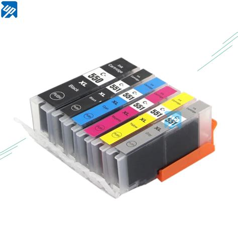 6 X Cartuccia Di Inchiostro Compatibile Per Canon PIXMA MG6350 MG7150