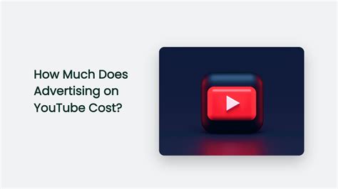 How Much Does It Cost To Advertise On Youtube Cjandco