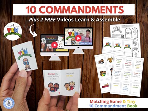 10 Commandments For Kids Pdf Printable