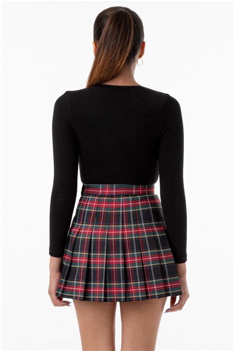 Rgb300p Plaid Tennis Skirt Los Angeles Apparel