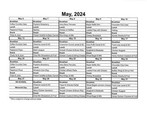 Liberty Elementary School DistrictBreakfast/Lunch Menu