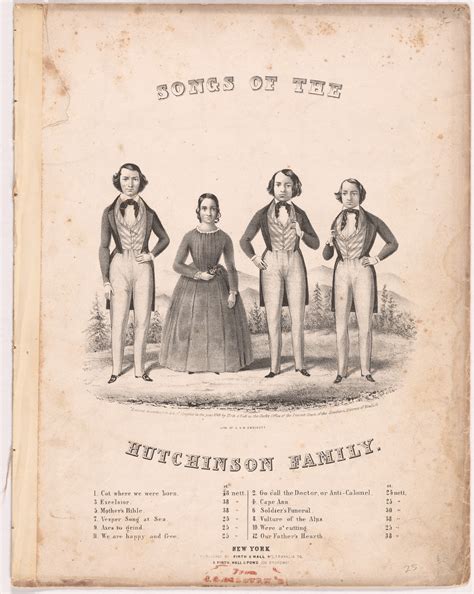 Songs of the Hutchinson Family | Smithsonian Institution