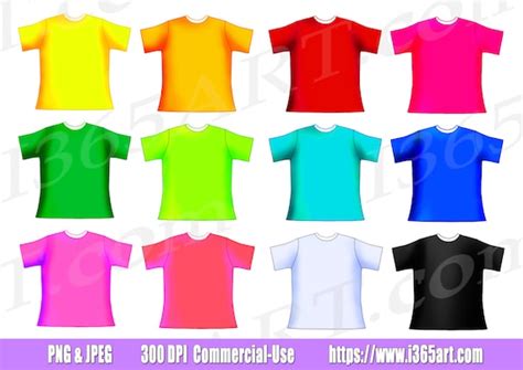 Buy 3 Get 1 Free T-Shirt Clipart, Shirt Clipart Set, Shirt Clip Art ...