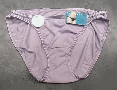 Vanity Fair ILLUMINATION String Silky Bikini LILAC PURPLE Panties 18108