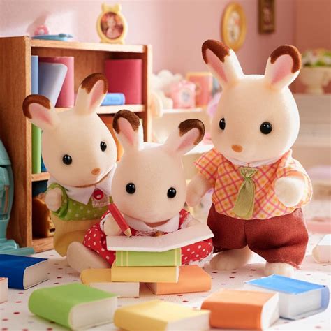 Familia Conejos Chocolate Sylvanian Families Hola Nihon