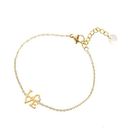 Go Dutch Label Love Armband Goud Shop Online Snelle Levering