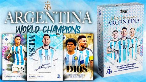 TOPPS ARGENTINA WORLD CHAMPIONS SET OPENING YouTube