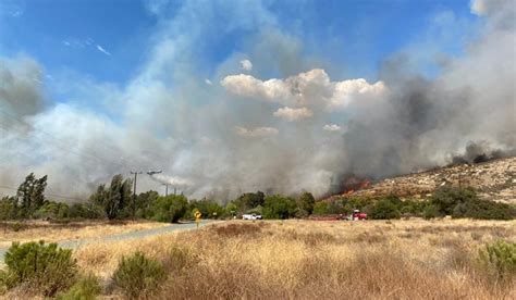 Fast Moving 4200 Acre Wildfire In Barrett Junction Prompts