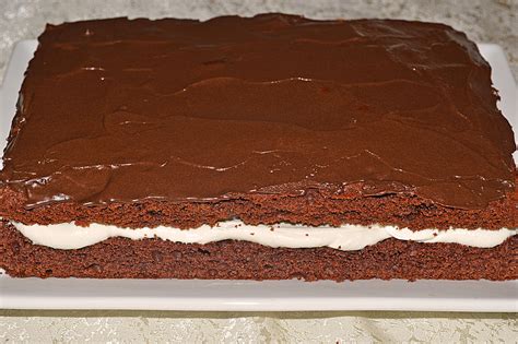 Herren Schoko Blechkuchen Rezept Mit Bild Von Jumelle91 Chefkoch De