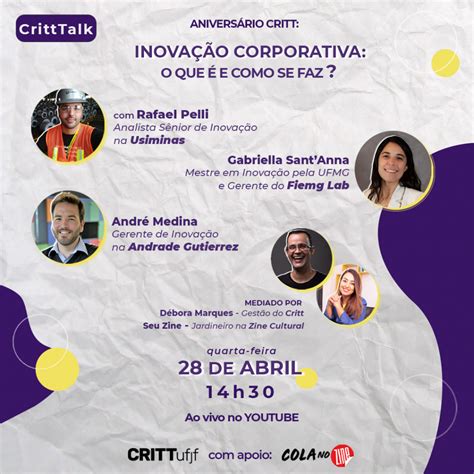 Critt promove evento para comemorar aniversário Critt Centro