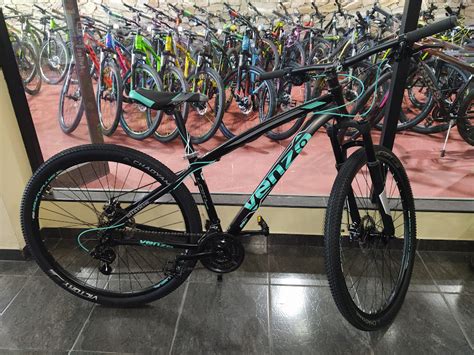 Bicicleta Venzo Loki Evo T R Negro Teal Teal Unisex Motomania Rodados