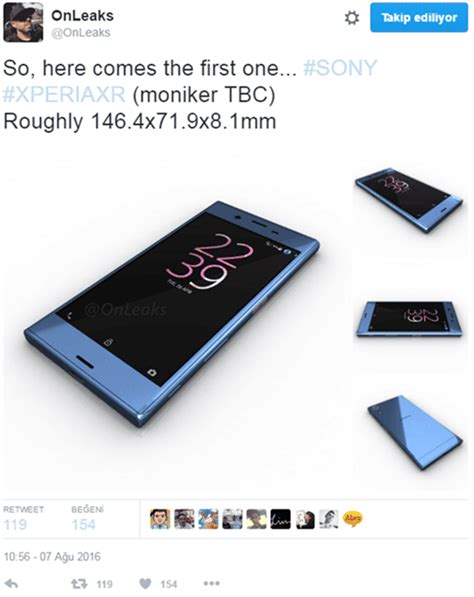 Sony Xperia XR Teknik Özellikleri Sızdırıldı