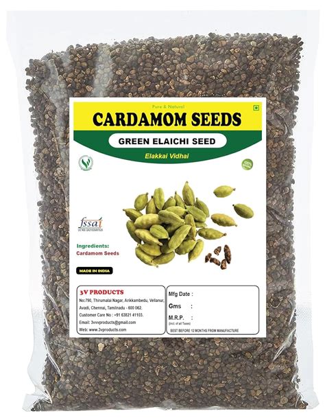 Vk Cardamom Seeds 75g Natural Elaichi Dana Elakkai