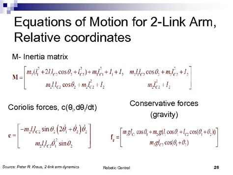 Robotic Control Lecture 1 Dynamics And Modeling Robotic