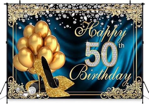 Gold Birthday Tarpaulin Background For Adults - ezildaricci