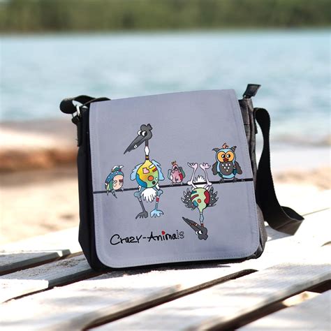 Lustige Tasche Vögel Mit Crazy Animals Design