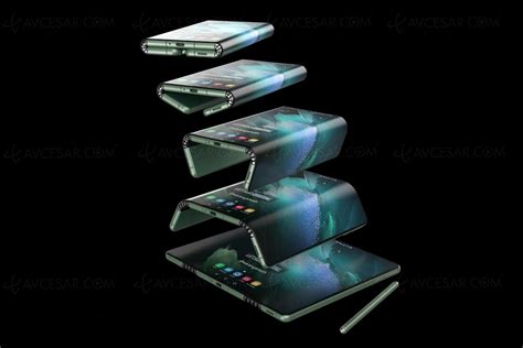 Samsung Galaxy Z Fold Tab Tablette Smartphone Pliable En Trois