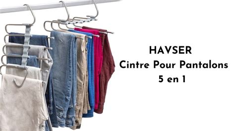 HAVSER Cintre Multiple Pour Pantalons 5 En 1 Chez Shop Story YouTube