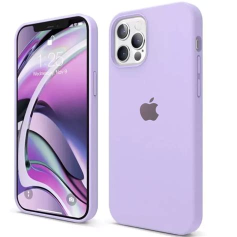 Purple Original Silicone Case For Apple Iphone 12 Pro Max The Hatke