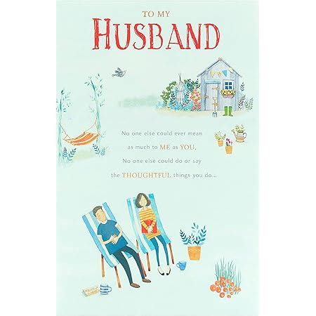 UK Greetings Husband Birthday Card Birthday Card For Him Husband