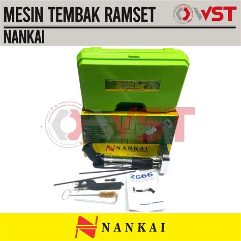 Jual Nankai Mesin Ramset Paku Tembak Beton Ramset Fastening Gun