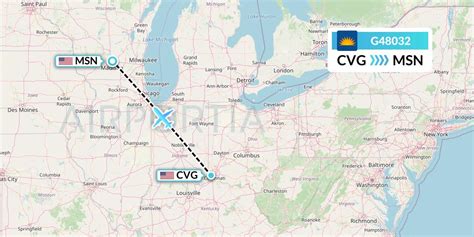 G48032 Flight Status Allegiant Air Cincinnati To Madison AAY8032