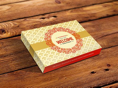 Sweet Box Packaing Mithai Lovely Mohans Bikaner Behance