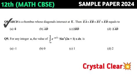 Abcd Is A Rhombus Whose Diagonals Intersect At E Then Ea Eb Ec Ed