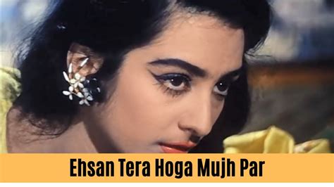 Ehsan Tera Hoga Mujh Par Mohammed Rafi Lata Mangeshkar Male