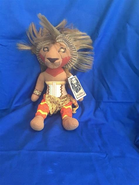 Walt Disney The Lion King Broadway Musical Simba Plush Bean Bag Doll 12