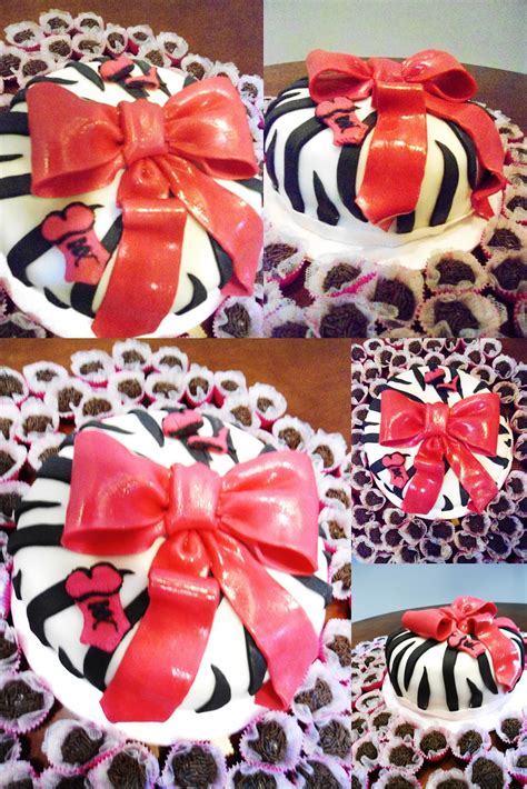 Bolo Ch De Lingerie Sabor De A Car