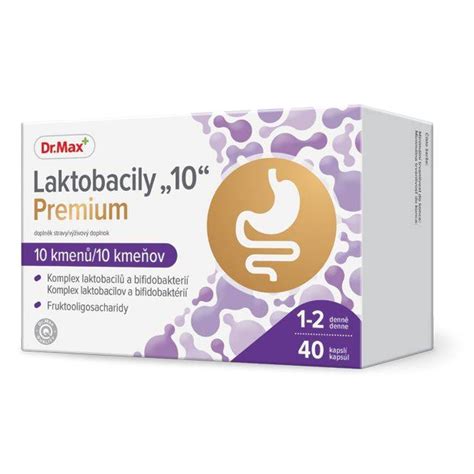 Probiotika Laktobacily Premium Dr Max V Akci Levn Kupi Cz