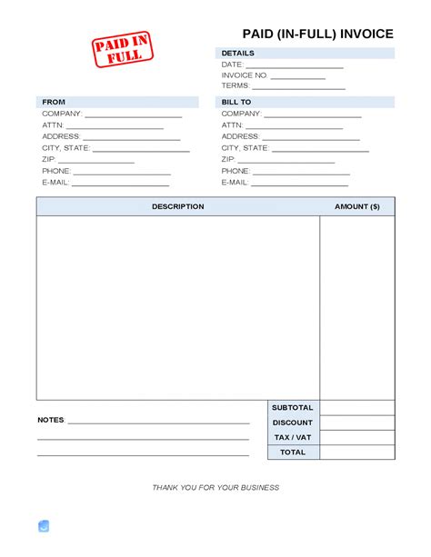 Accounts Payable Invoice Template