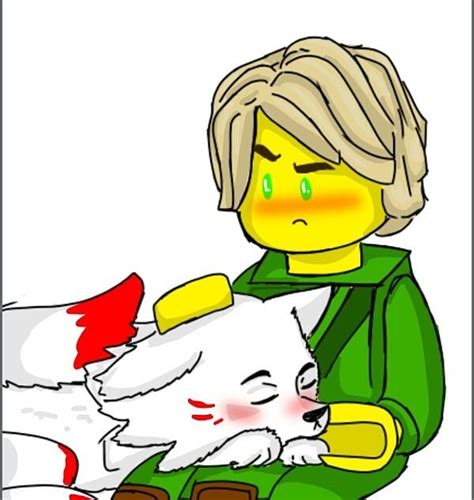 Ninjago Lloyd And Akita When You Sleep With Someone Comfortable You