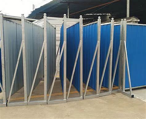 corrugated site steel temporary colorbond fence construction site