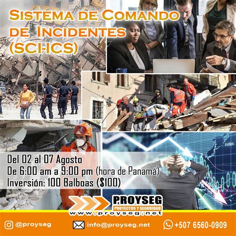 Proyseg Invitaci N Curso Sistema De Comando De Incidentes Sci